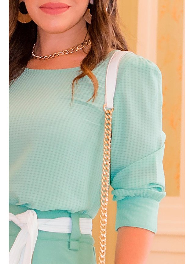 camisa jane lekazis lk0245 frente cima detalhe
