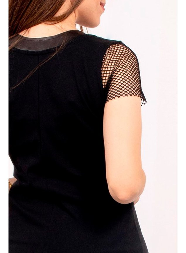 vestido preto elis lekazis costas cima detalhe