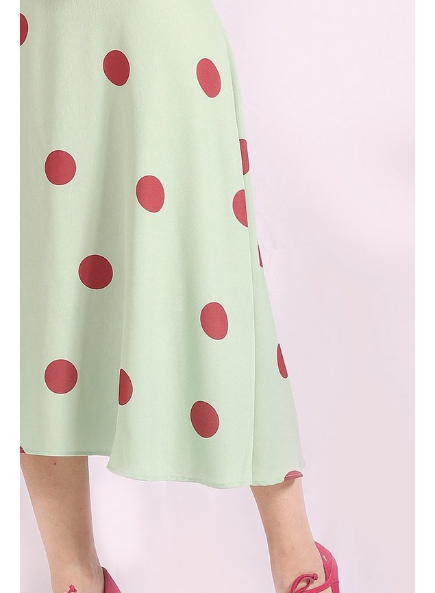 camisa de poas karen lekazis lk0244 frente baixo detalhe
