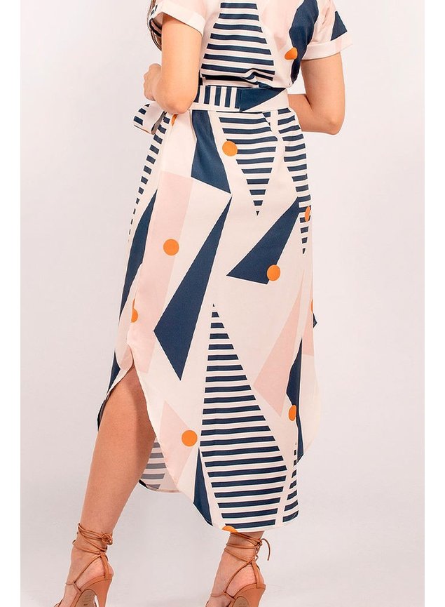 vestido geometrico louise lekazis ds0320 costas baixo