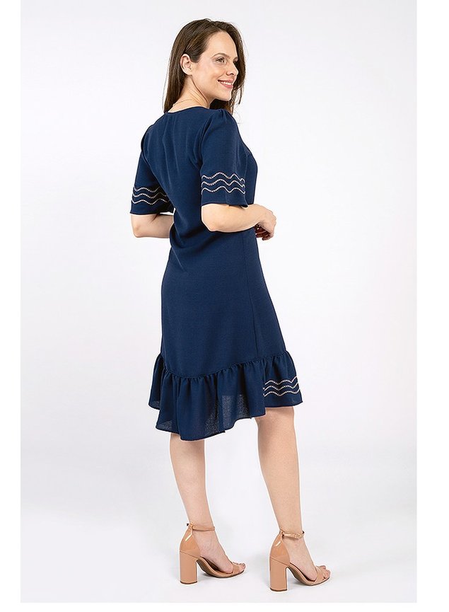 vestido lekazis azul costas