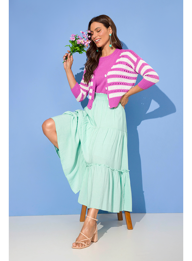 1 elys uva cardigan rosa