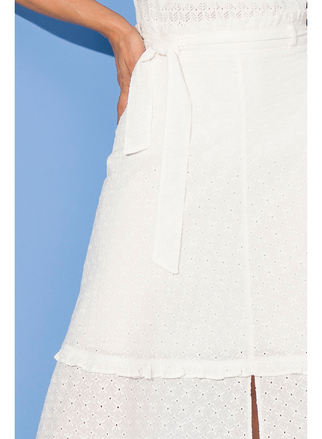 7 saia midi laise branca nataly