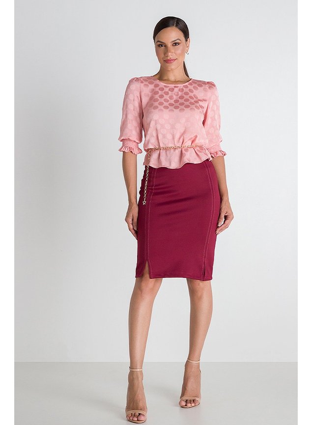 1 blusa silky youry poas rose ruth frente