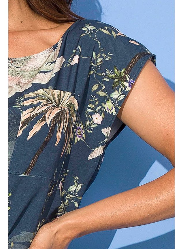 7 blusa cropped de viscose floral maiara frente baixo