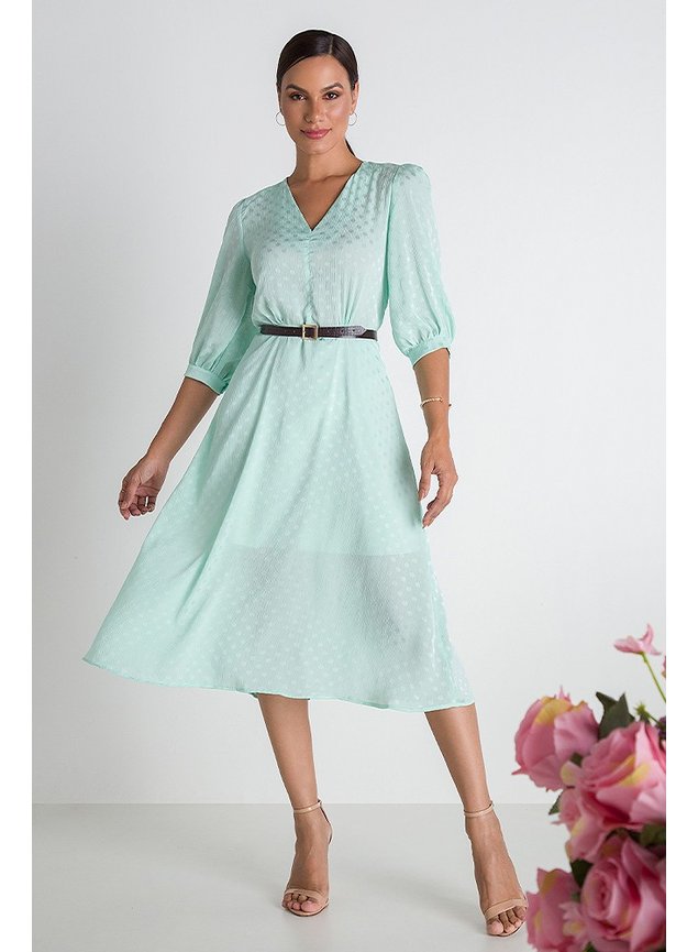 1 vestido silky youry verde agua renata frente