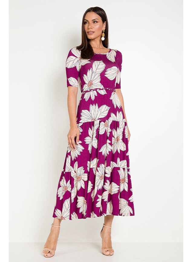 1 vestido maxi midi floral cecilia frente