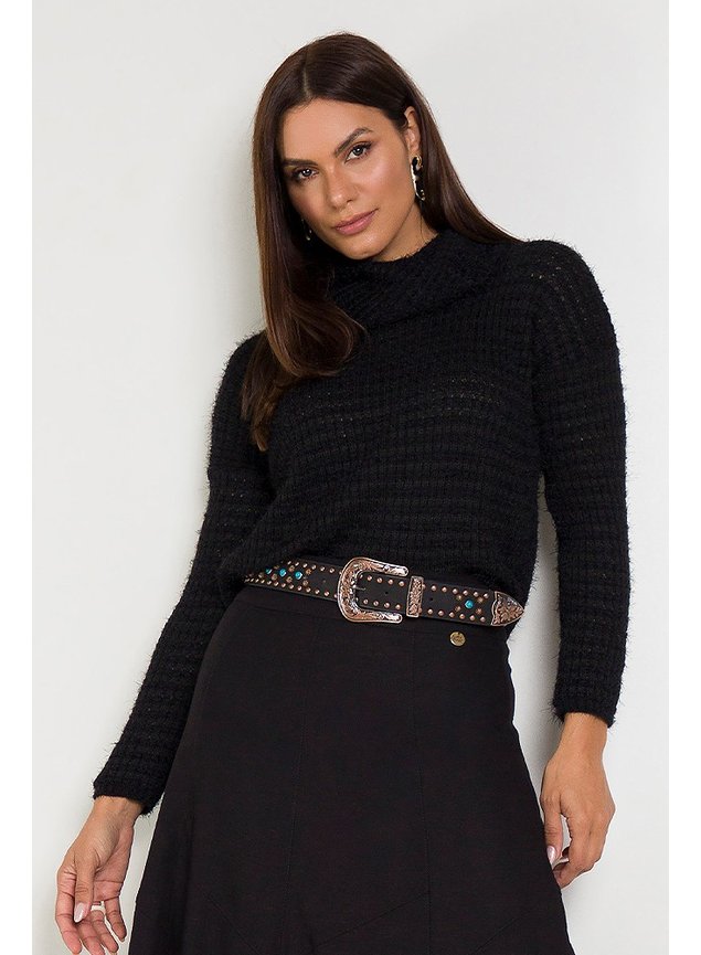 3blusa tricot pelinho preto magali frente cima
