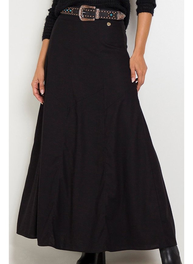 3 saia longa preta wanda frente cima