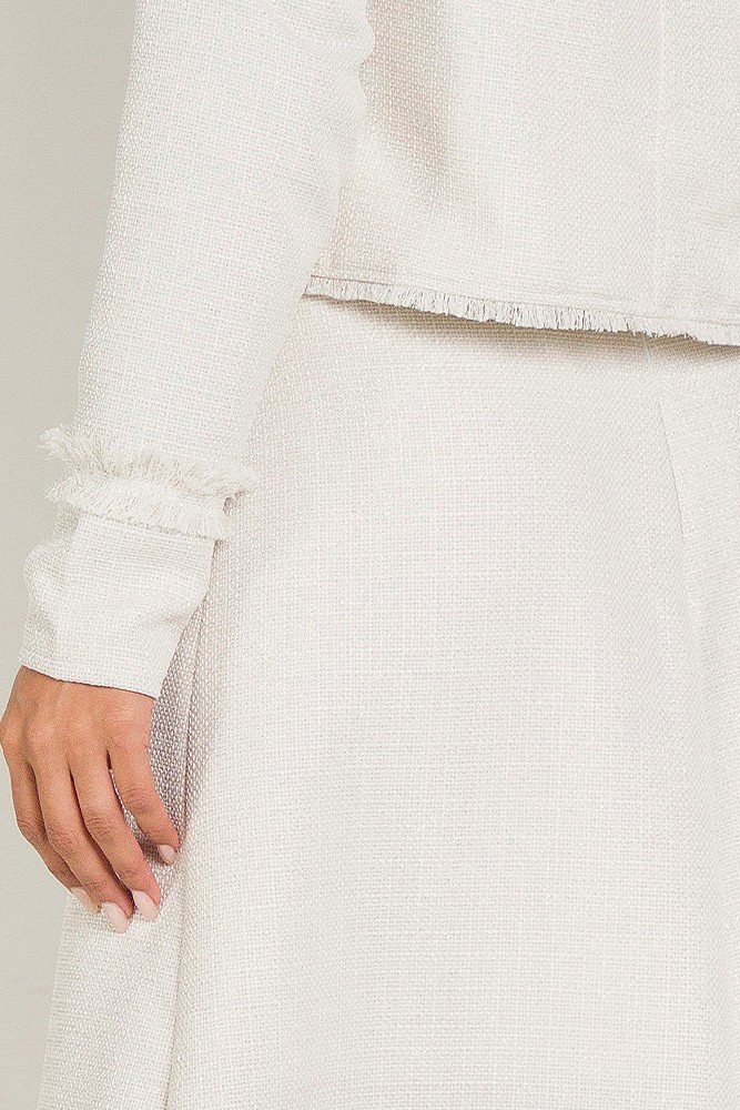 Casaqueto Tweed Off White Carla