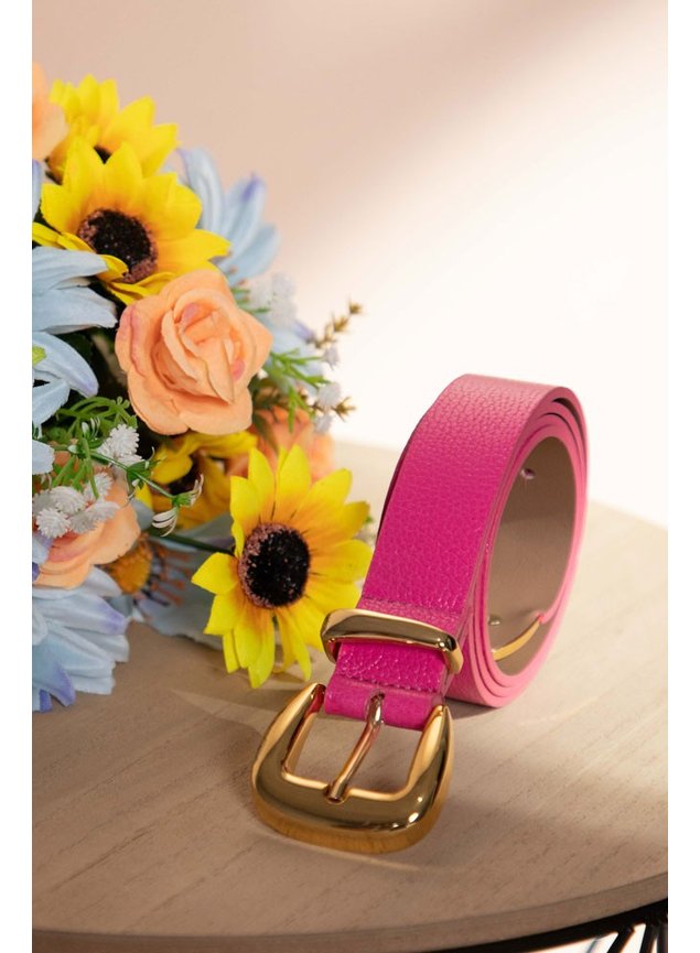 1 cinto couro pink frente