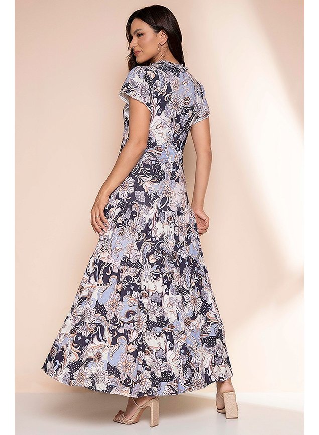 2 vestido longo estampado lara costas