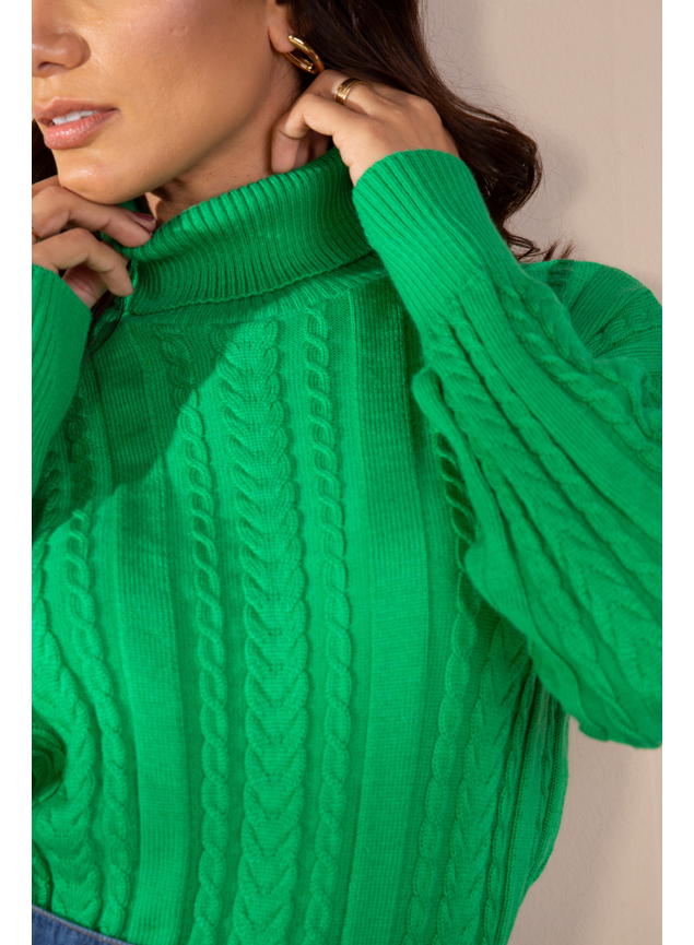 blusa verde bandeira