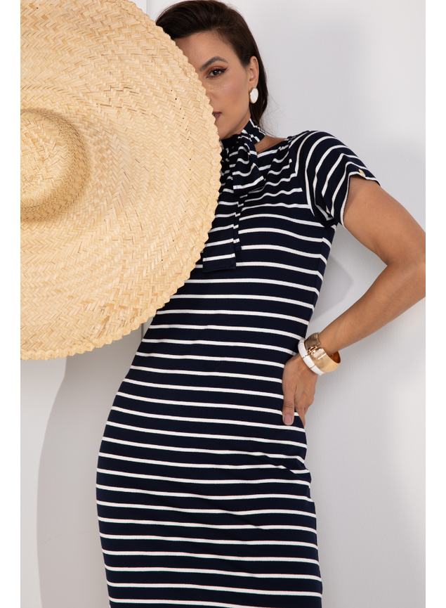 vestido navy