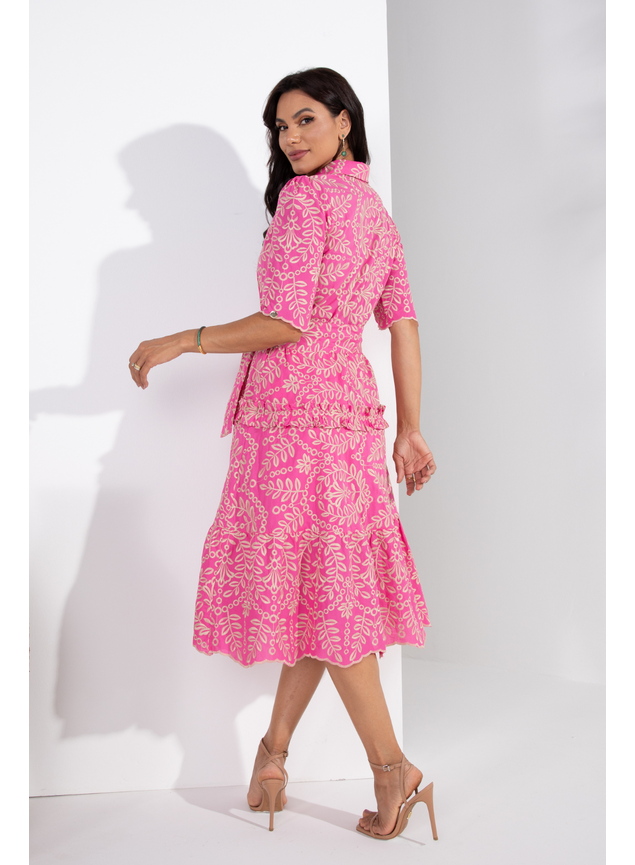 vestido pink de laise 3