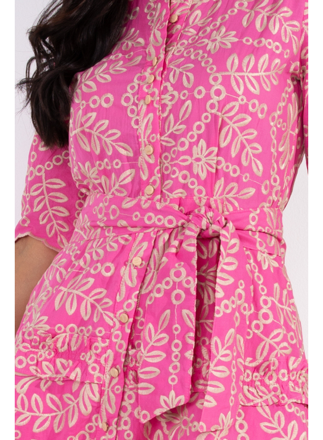 vestido pink de laise 5