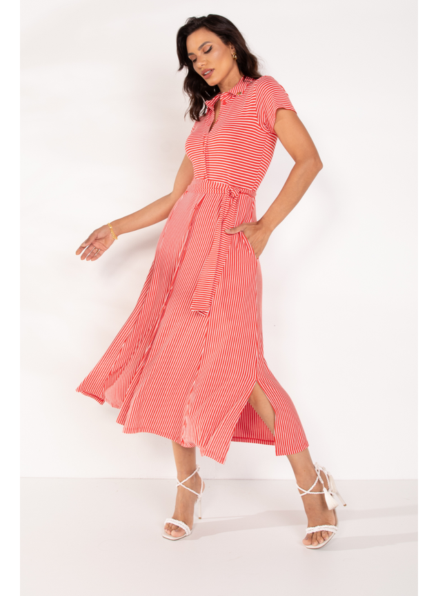 chemise listrada vermelha 2