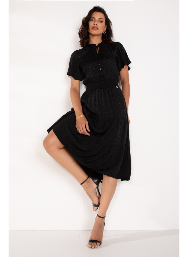 vestido devore preto 2
