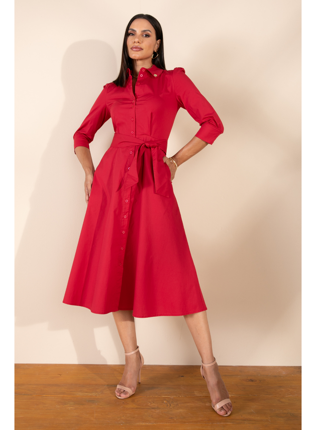 chemise vermelha