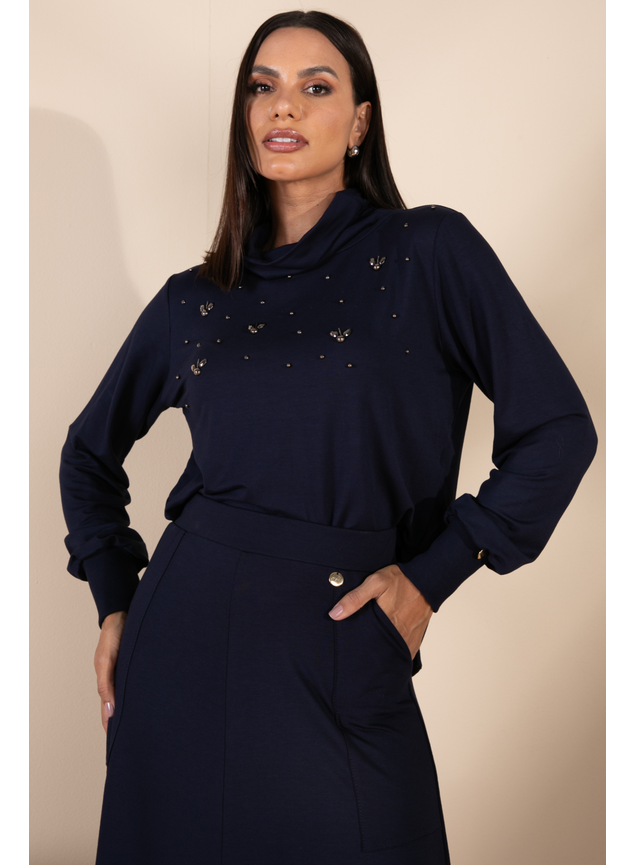 conjunto moletinho azul