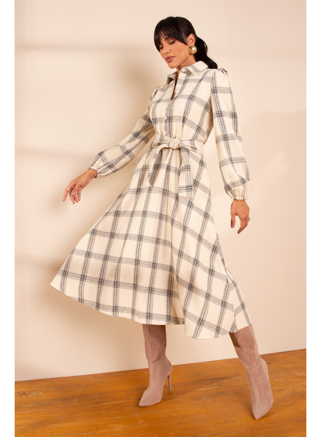 vestido flanelado 2