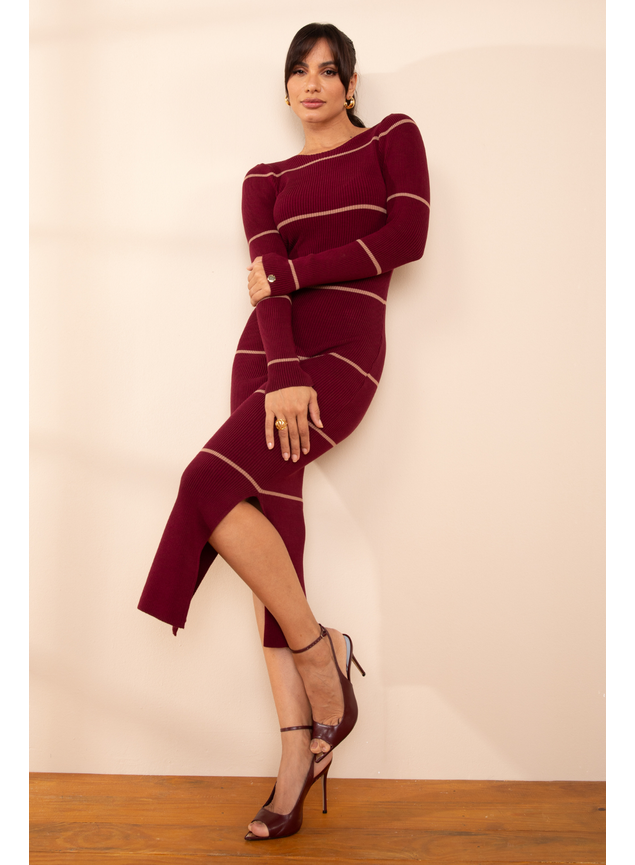 vestido tricot marsala 4