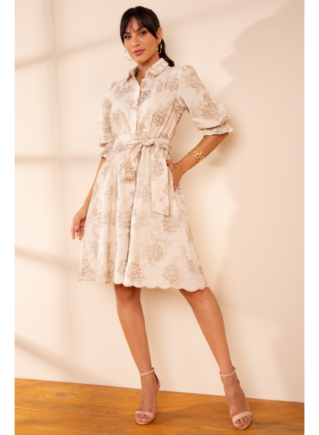 vestido de laise bege 2
