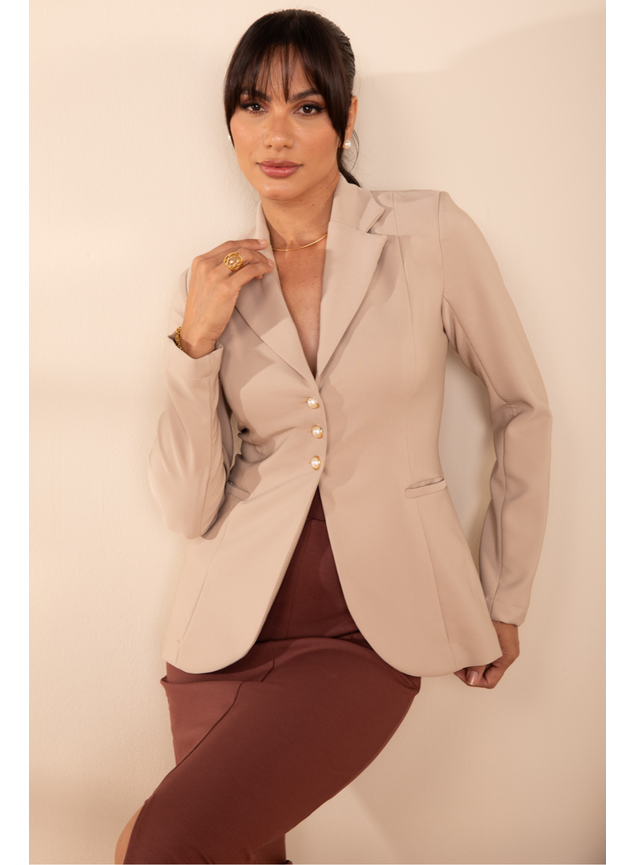 blazer nude