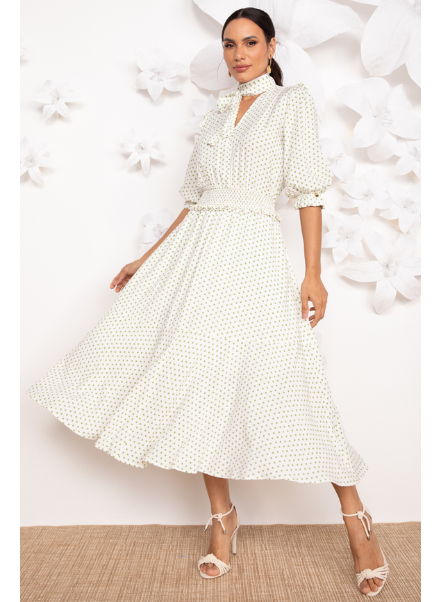 vestido de poas