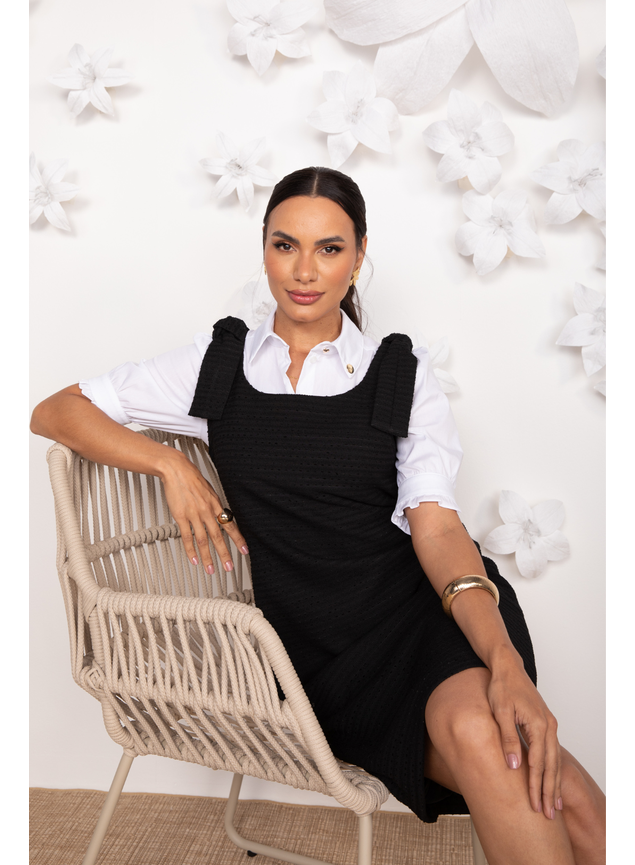 vestido de tweed