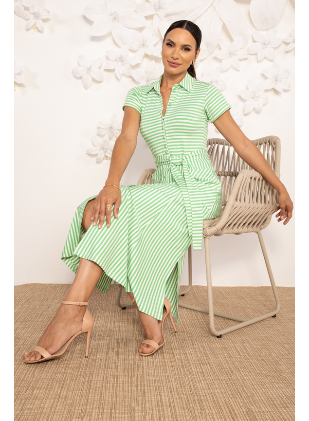 chemise listrada verde lima 3