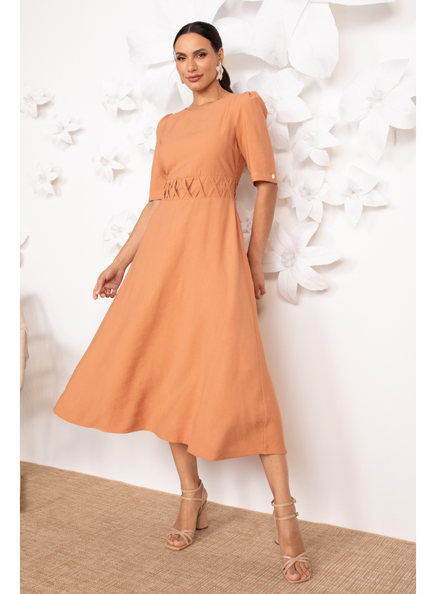 vestido nude