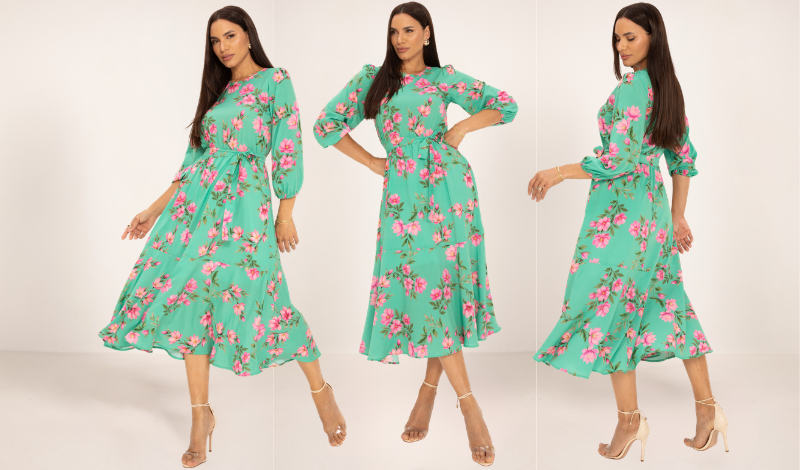 vestido midi como peca chave do guarda roupa